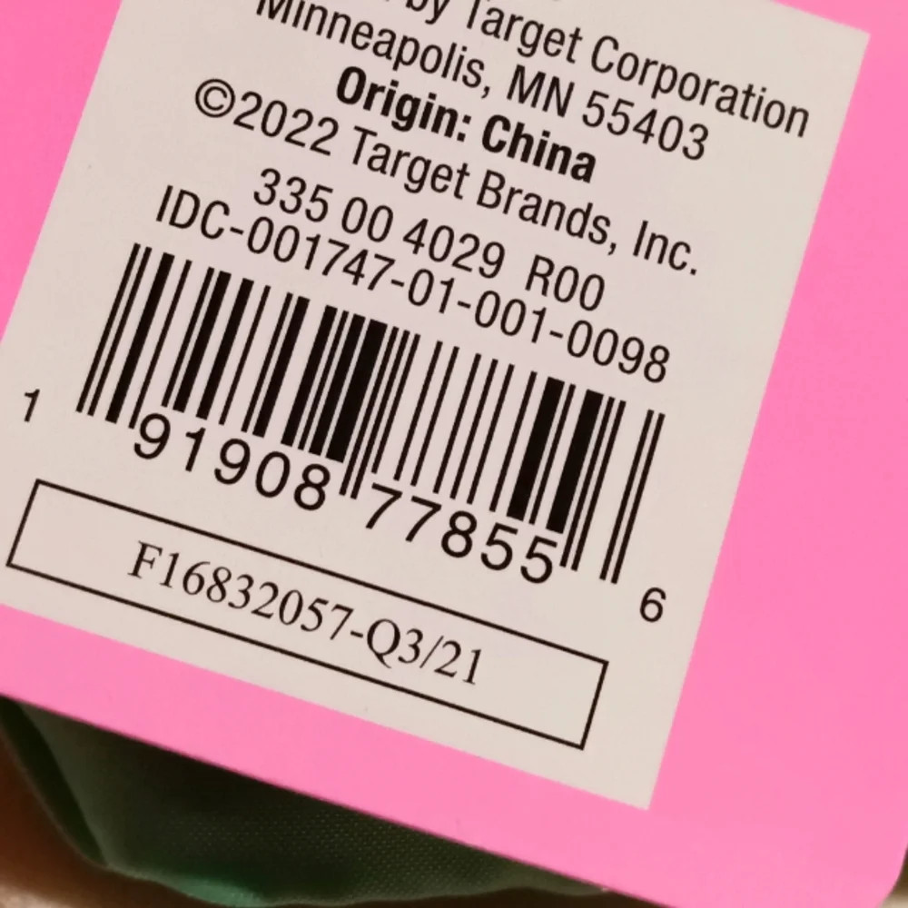 NEW Stoney Clover x Target Reuseable Self-Storing Shopping Bag Green